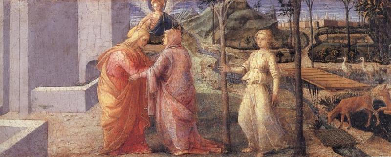 The Meeting of Joachim and Anna at the Golden Gate, Fra Filippo Lippi